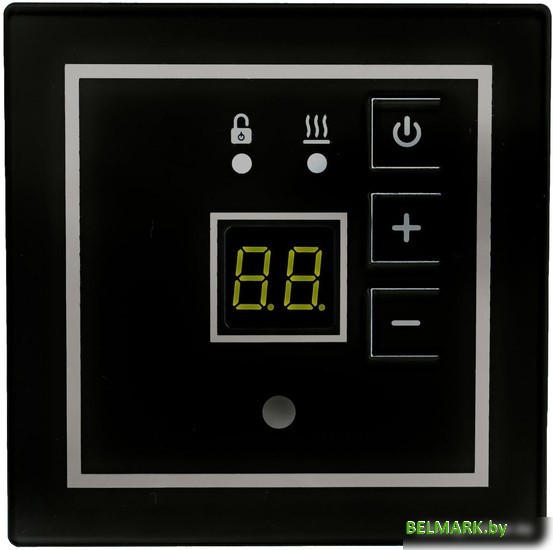 Терморегулятор ЭргоЛайт ТР-QUADRATO (черный) - фото