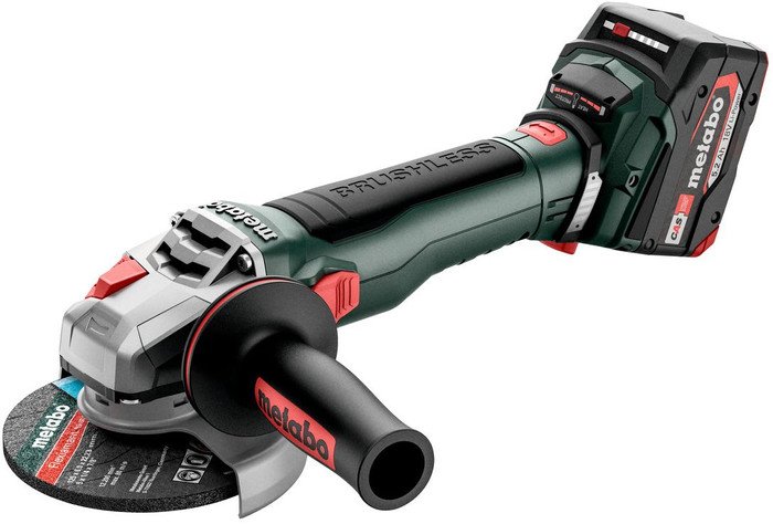 Угловая шлифмашина Metabo WB 18 LT BL 11-125 Quick 613054650 (с 2-мя АКБ, кейс) - фото2