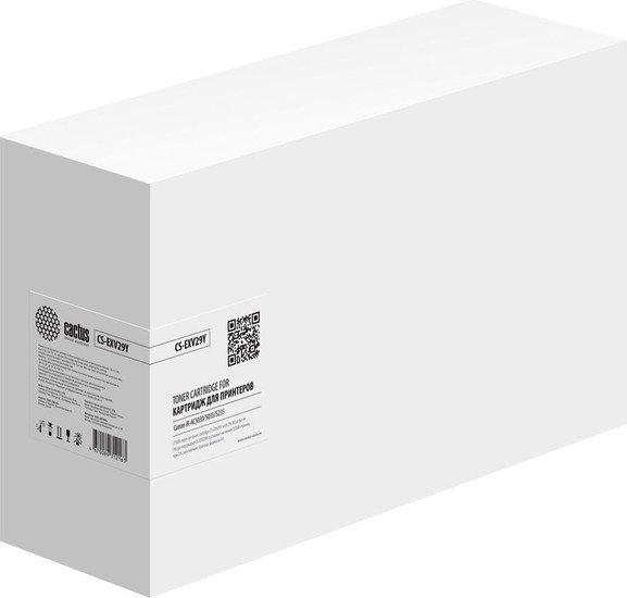 Картридж CACTUS CS-EXV29Y (аналог Canon EXV29Y) - фото