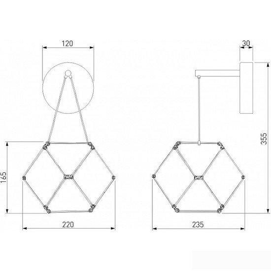 Бра Евросвет Uma 90310/1 медь - фото2