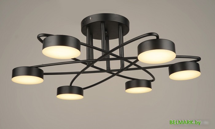 Люстра средней высоты Mirastyle SX-N-4248/6 BK - фото2