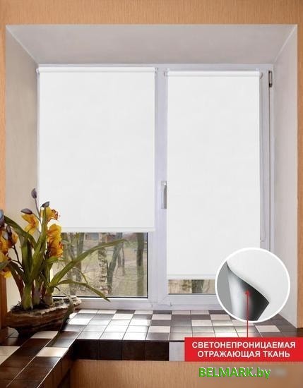 Рулонные шторы Lm Decor Симпл Блэкаут LM 68-01 220x185 - фото2