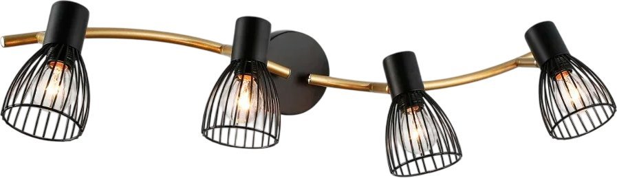 Спот Ambrella TR8662/4 BK/GD (черный/золото) - фото