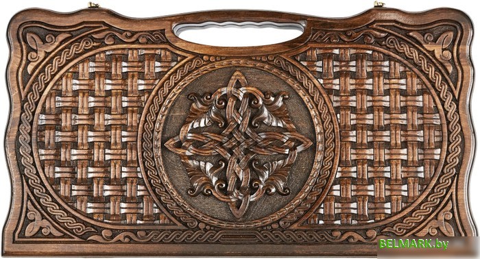 Шашки/нарды Haleyan Армянский узор 11 с ручкой kh064-6 - фото