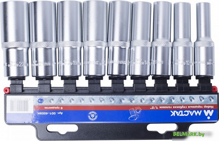 Набор головок слесарных Мастак 001-4009H - фото