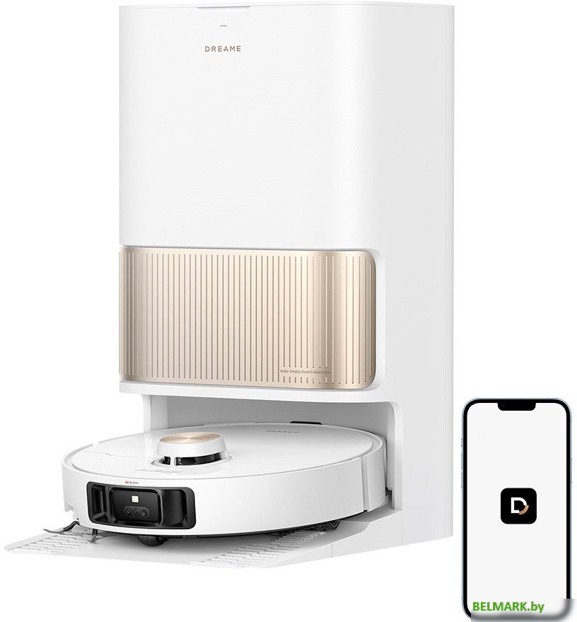 Робот-пылесос Dreame Robot Vacuum L40s Pro Ultra (евровилка, белый) - фото