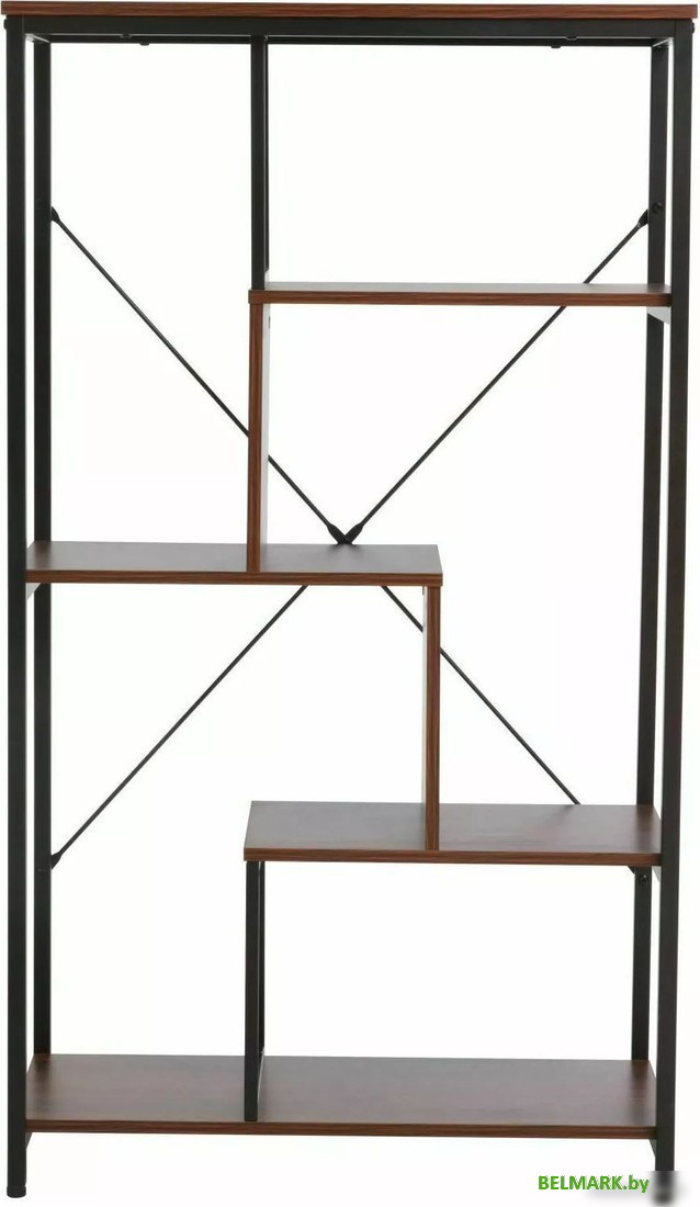 Стеллаж Signal Net B (орех/черный) - фото2