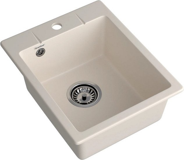 Кухонная мойка GranFest Urban GF-UR-240 (белый) - фото2