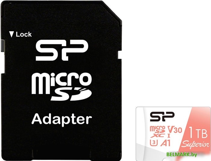 Карта памяти Silicon-Power Superior A1 microSDXC SP001TBSTXDV3V20SP 1TB (с адаптером) - фото