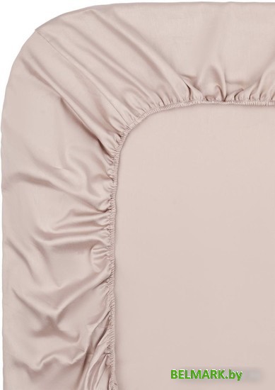 Постельное белье Sofi De MarkO Мармис 160х200х30 ПР-мс-160х200х30брз (бежево-розовый) - фото
