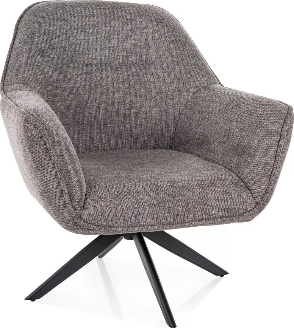 Интерьерное кресло Signal Galia Brego (серый/черный) - фото