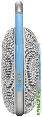 Беспроводная колонка JBL Clip 4 Eco (серый/голубой) - фото