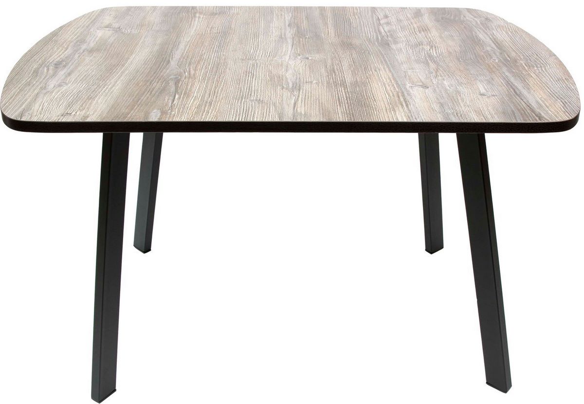 Кухонный стол ВВР Пластиковый (сосна пандероса/черный профиль 110/70) - фото