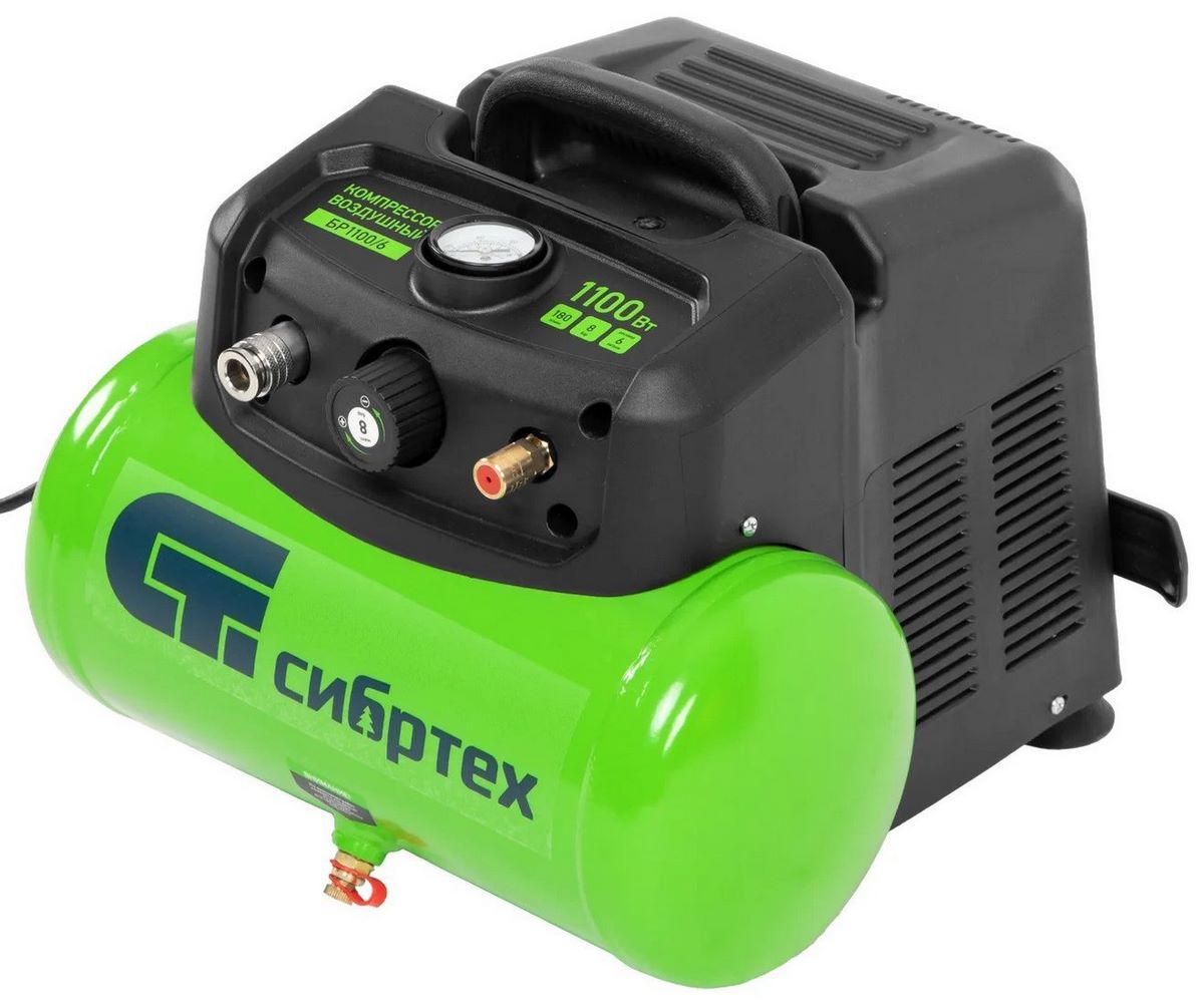 Компрессор СибрТех BL 1100/6 - фото