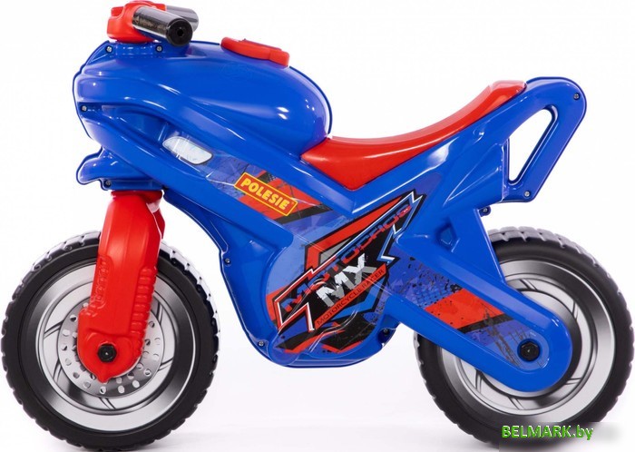 Каталка Полесье Мотоцикл МХ 54309 (синий) - фото2