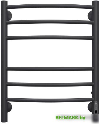 Полотенцесушитель TERMINUS Классик П6 450x600 КС 9005 бп электро (черный) - фото