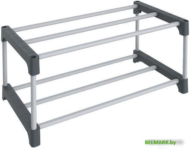 Полка для обуви Sheffilton SHT-SR3-P (серый/темно-серый) - фото