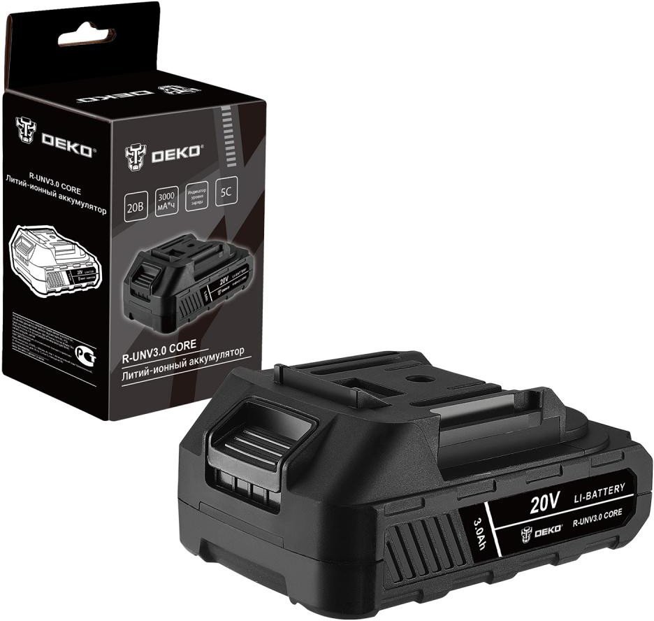 Аккумулятор Deko R-UNV3.0 Core 083-1014 (20В/3 Ач) - фото