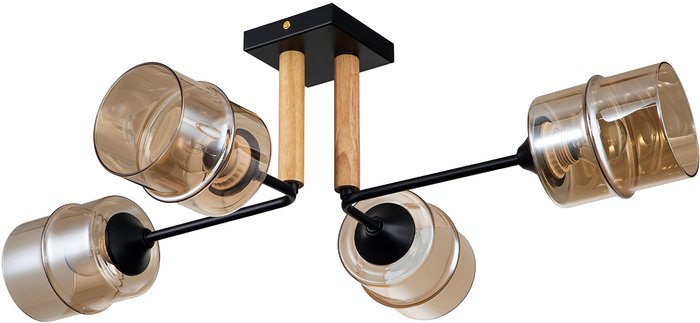 Люстра средней высоты Escada 699/4P Black - фото2