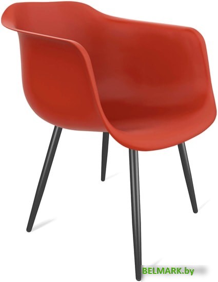 Стул с подлокотниками Sheffilton SHT-ST31/S95-1 (красный/черный муар) - фото