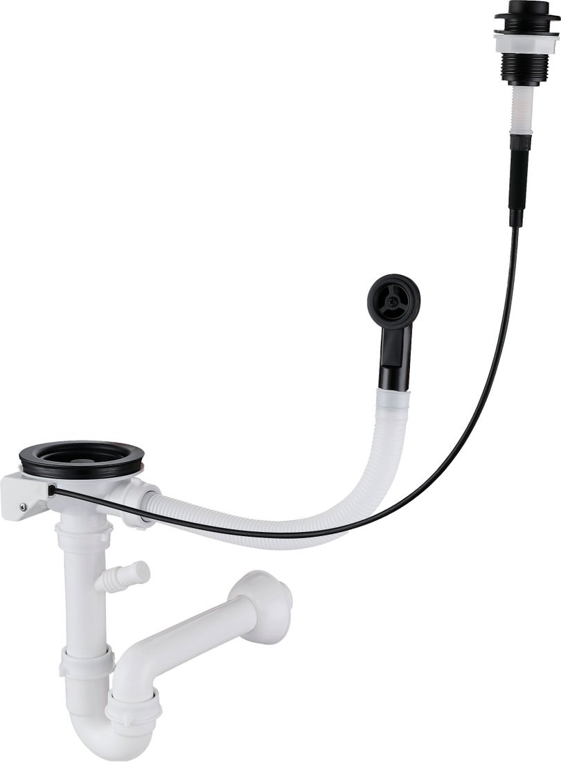 Сифон GranFest 13PB2-P2 (черный) - фото