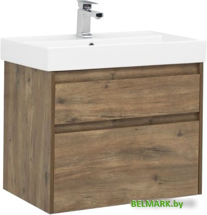 Aquanet Тумба под умывальник Nova Lite 75 00249515 (дуб рустикальный) - фото