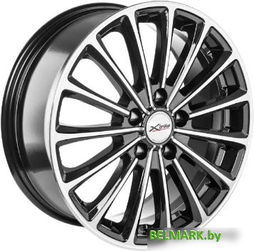 Литые диски X'trike X-136 17x7" 5x105мм DIA 56.6мм ET 38мм BK/FP - фото