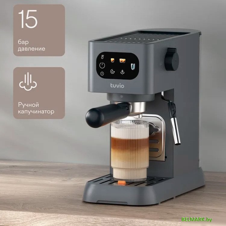 Рожковая кофеварка Tuvio TCM08EM - фото