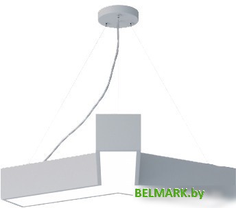 Подвесная люстра ЭРА Geometria Igrek SPO-142-W-40K-044 Б0058886 - фото