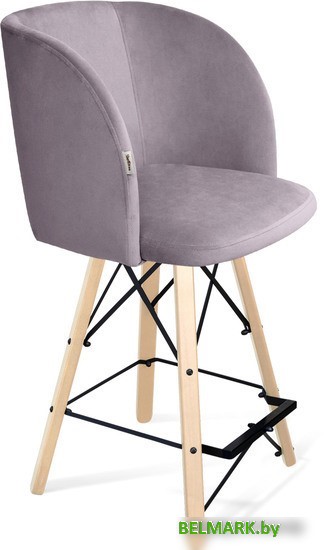 Стул Sheffilton SHT-ST33/S80-1 (сиреневая орхидея/прозрачный лак/черный) - фото