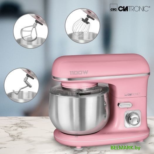 Кухонный комбайн Clatronic KM 3711 (розовый) - фото2