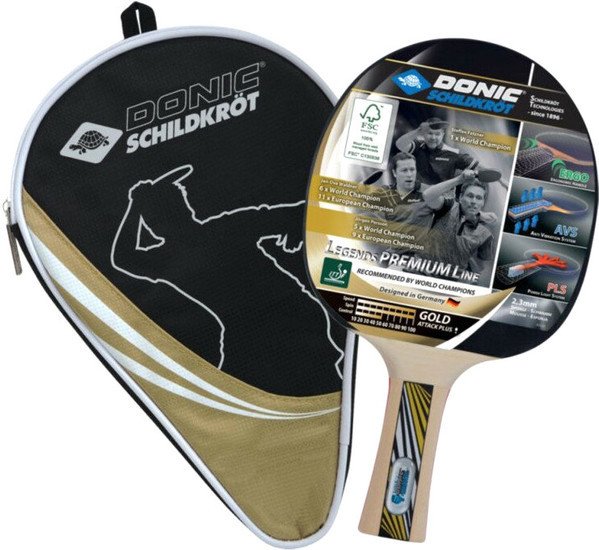 Ракетка для настольного тенниса Donic-Schildkrot Legends 754431 (золото) - фото