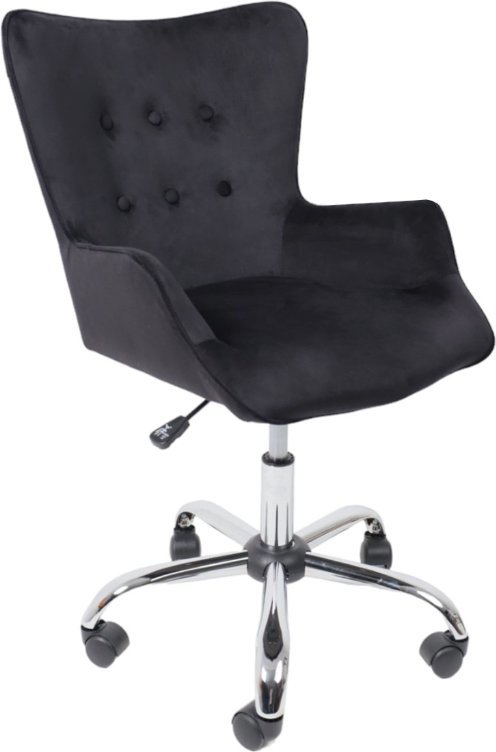 Офисное кресло AksHome Bella (Black/Seven 035/велюр/черный) - фото