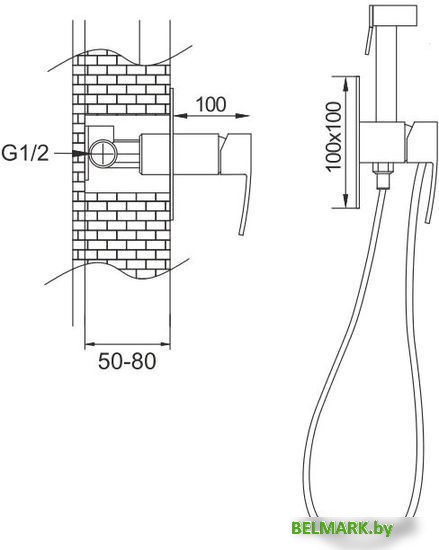 Смеситель Rose R1505F - фото2
