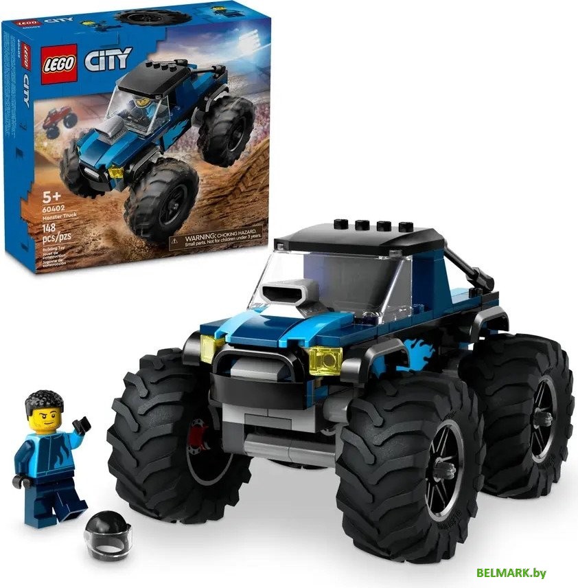 Конструктор LEGO City 60402 Синий монстр-трак - фото2