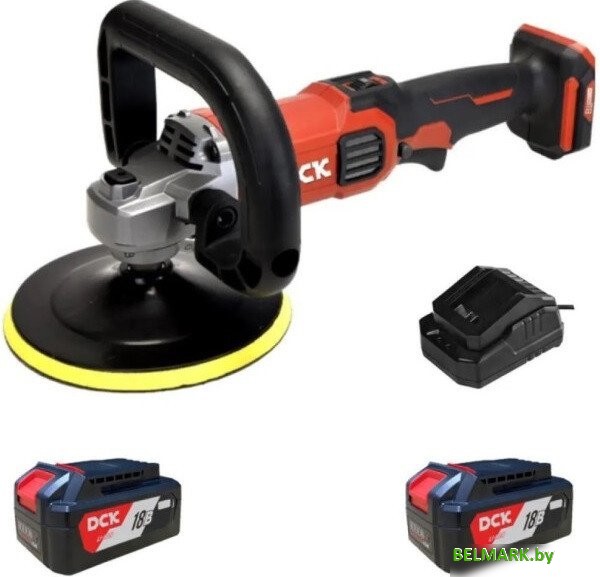 Полировальная машина DCK KDSP02-180 Type FK (с 2-мя АКБ) - фото