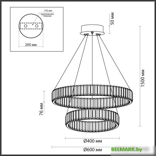 Подвесная люстра Odeon Light Vekia 5015/60L - фото2