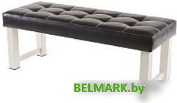 Банкетка AMC Lux 4 кожзам бежевый/коричневый 4.1А12032 - фото