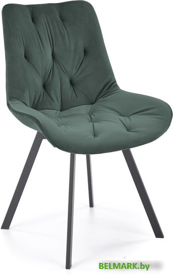 Стул Halmar K519 (темно-зеленый/черный) - фото