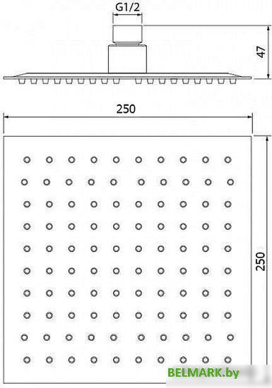 Верхний душ WeltWasser HS 25S - фото2