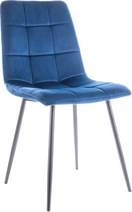 Стул Signal Mila (bluvel 86 темно-синий) - фото