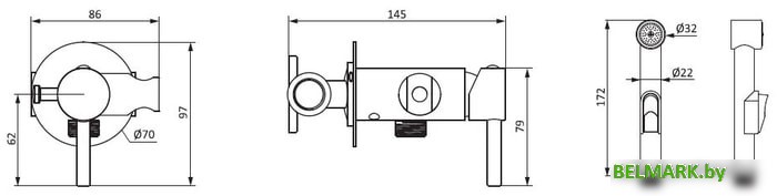 Смеситель Damixa Option 211000000 - фото2