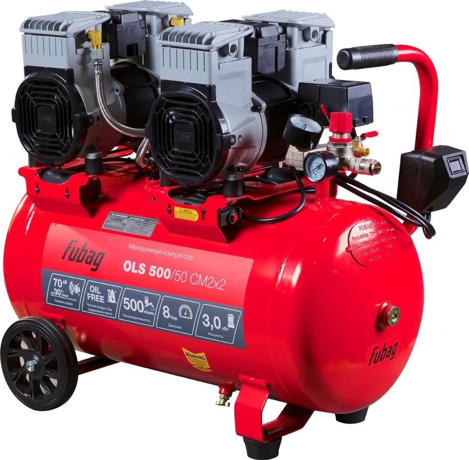 Компрессор Fubag OLS 500/50 CM2х2 646074 - фото2