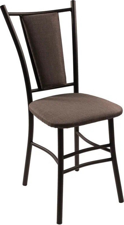 Стул ВВР Марсель (бурый/черный, рогожка) - фото