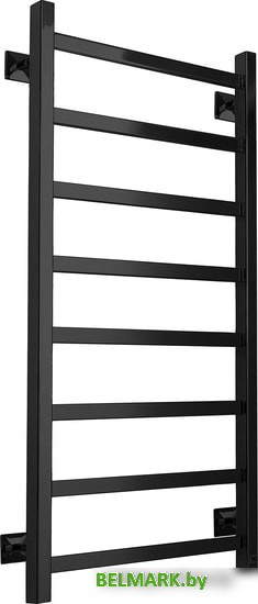 Полотенцесушитель Ростела Экспи Квадро V30 1/2&quot; 8 перекладин 50x100 см (черный) - фото