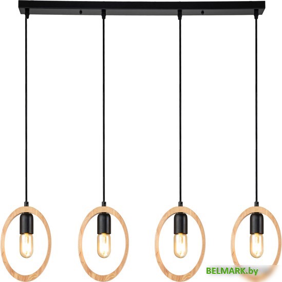 Подвесная люстра Escada 10196/4 E27*40W Black - фото