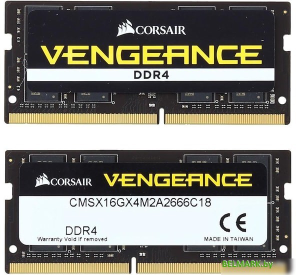 Оперативная память Corsair Vengeance 16GB DDR4 SODIMM PC4-19200 CMSX16GX4M1A2400 - фото2