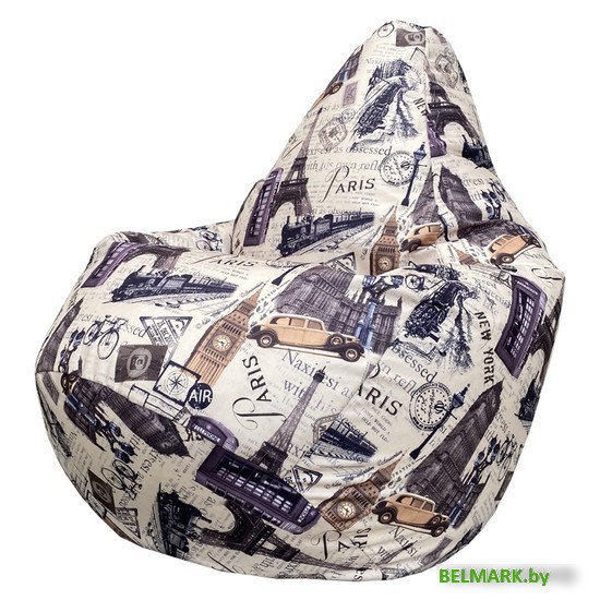 Кресло-мешок Flagman Груша Г2.5-178 Big Ben Latte - фото