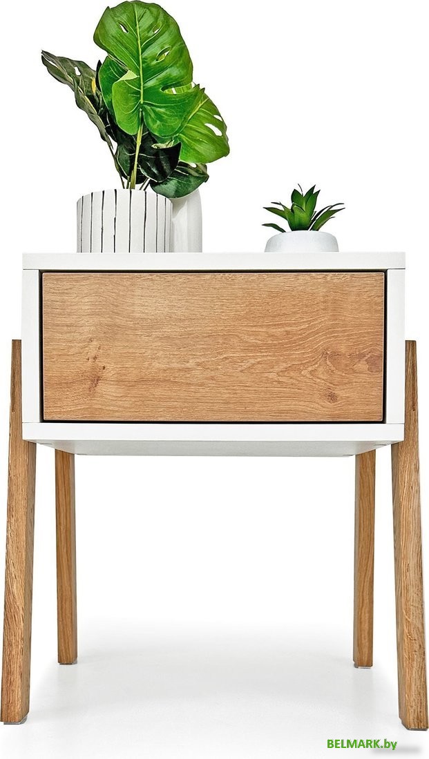 Комод Crafto Мунк 02 44x40x50 (белый дуб) - фото2