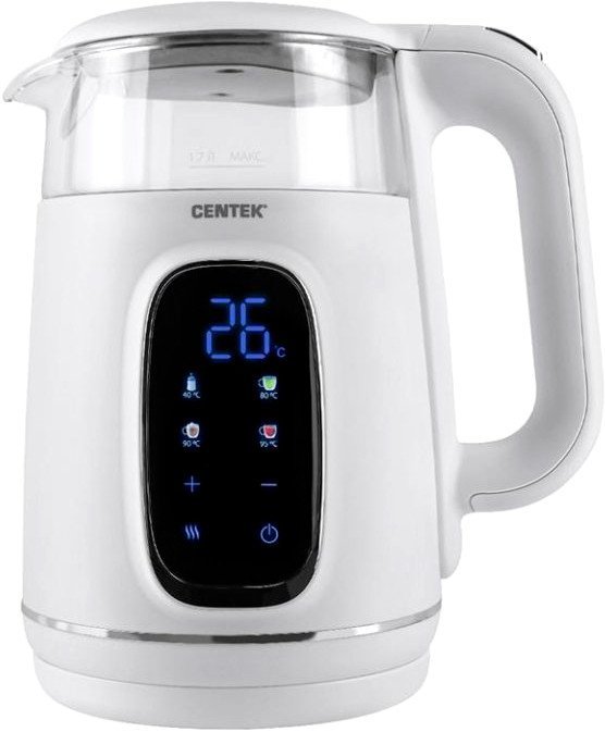 Электрический чайник CENTEK CT-0052 White - фото